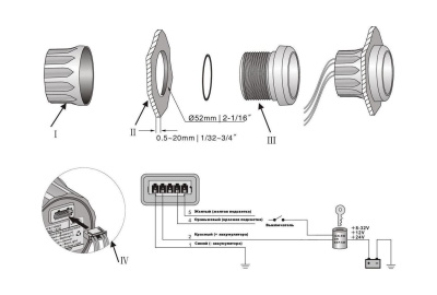 voltmetr-cifrovoy-8-32-v-chernyy-ciferblat-nerzhaveyuschiy-obodok-d-53-mm_626885