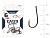 Крючки Cobra ALLROUND сер. CA129 разм. 006 10шт. Фарватер-ДВ г. Благовещенск