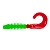 Твистер Din 3,11"/7,9см Lime & Red 6шт. (HS-33-021) Helios Фарватер-ДВ г. Благовещенск