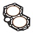 Прокладка под головку цилиндра Tohatsu/Mercury 25-30, Omax Фарватер-ДВ г. Благовещенск